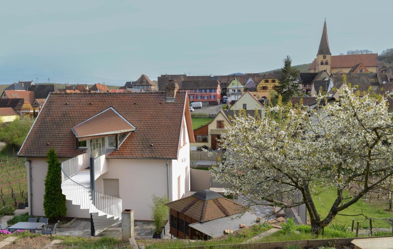 Les Glycines Du Sommerberg Niedermorschwihr Extérieur photo